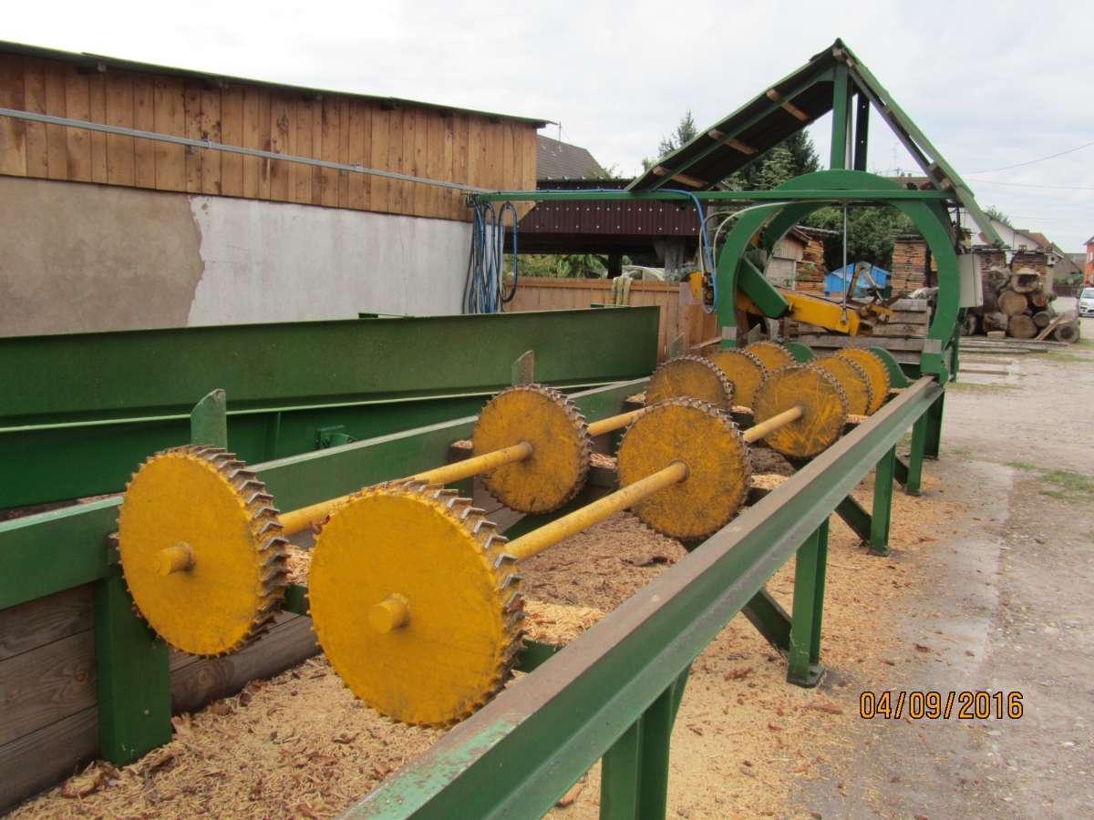 Scierie Klein, écorceuse