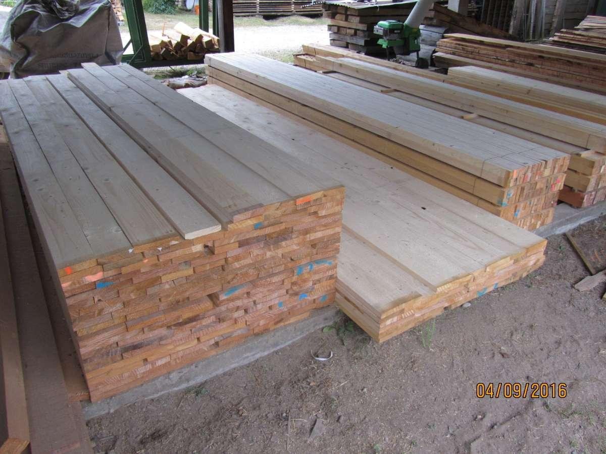 Planches de coffrage et lattes de toit, scierie dans le bas-Rhin