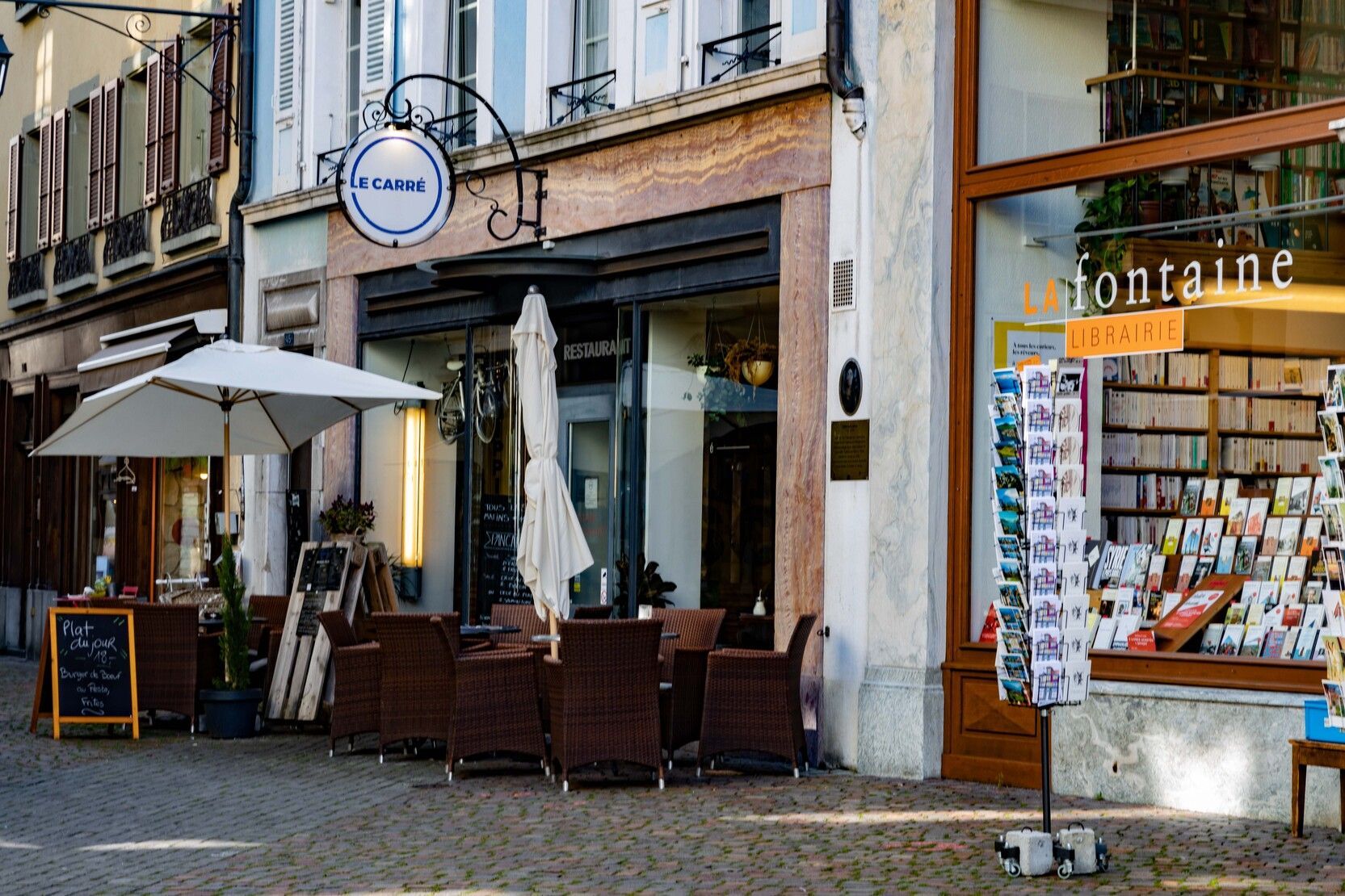 Le Petit Carré, côté vieille ville Le Carré Vevey