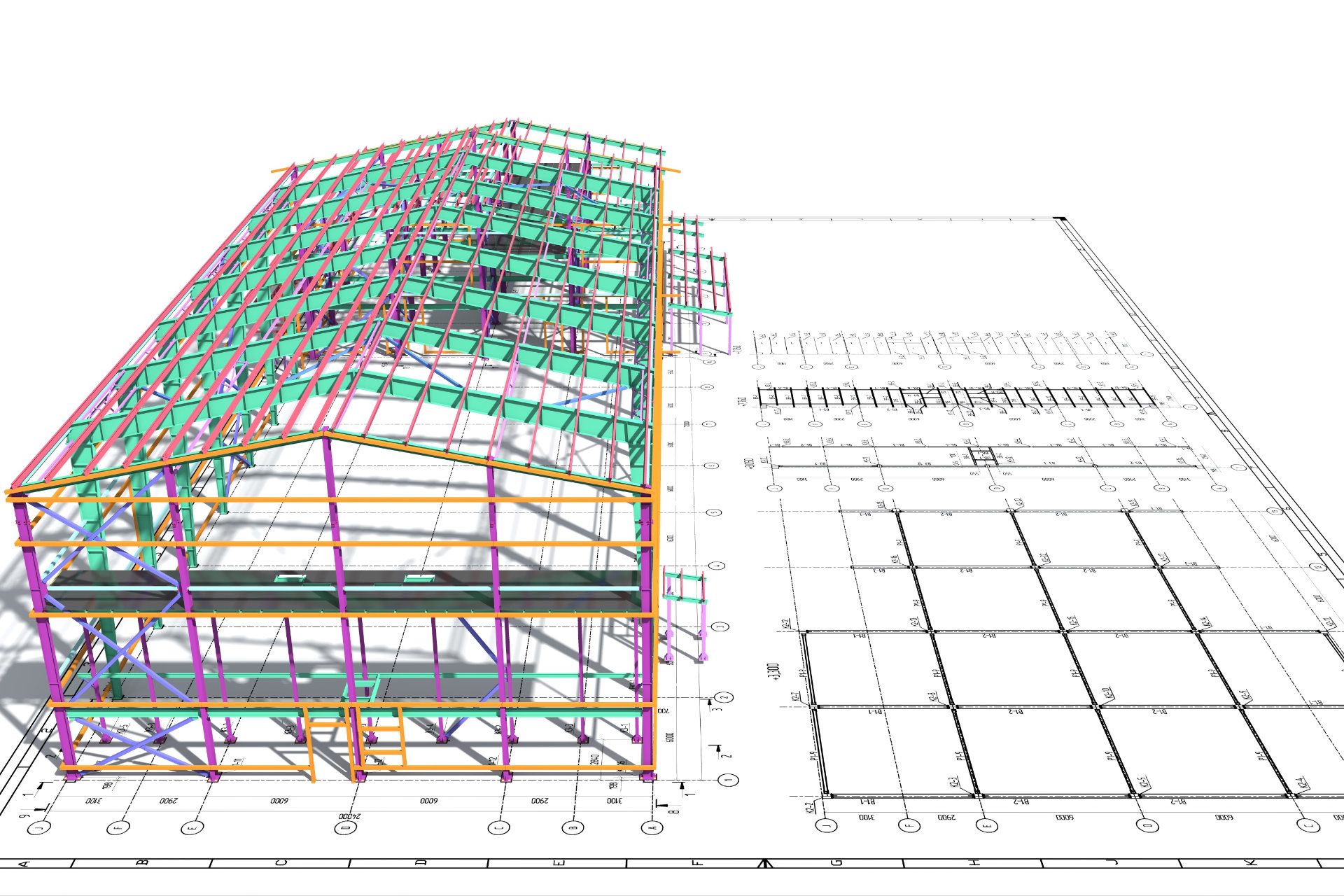 Mehrere Personen besprechen einen Bauplan