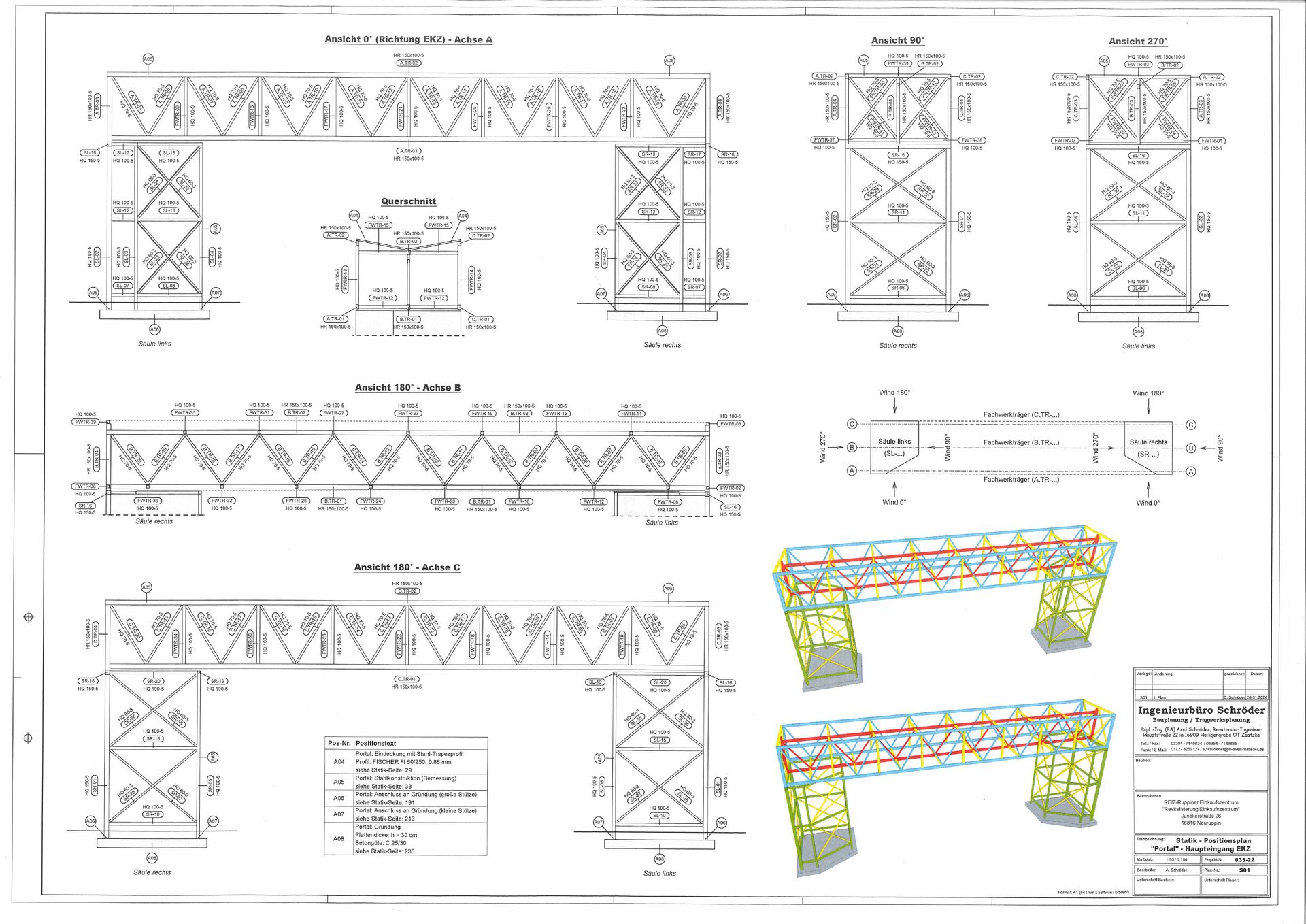 Mehrere Personen besprechen einen Bauplan