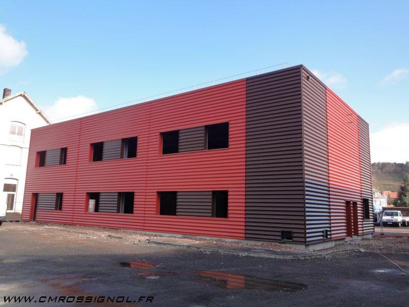 Bâtiment au Creusot 71 - charpente couverture bardage