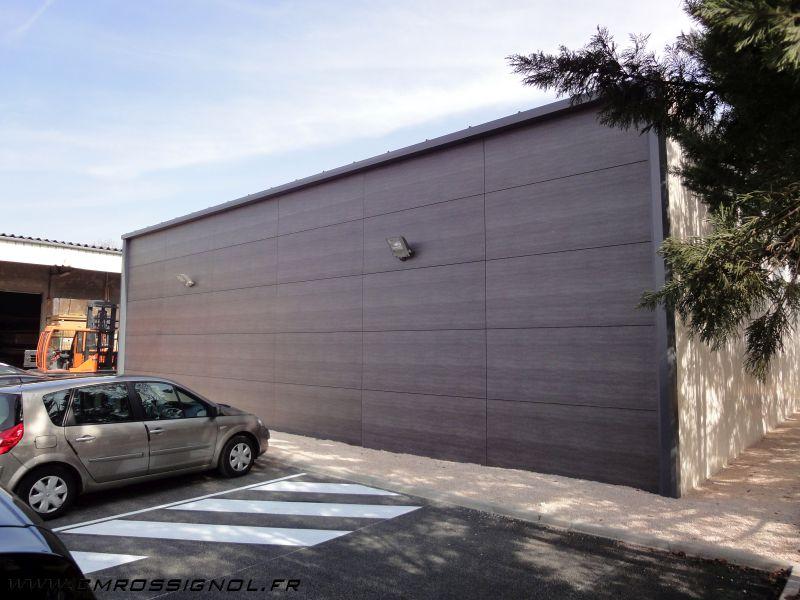 Bâtiment à Longvic 21 - charpente couverture bardage fermetures