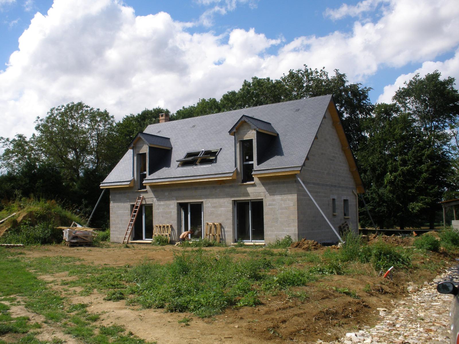 construction d'un pavillon