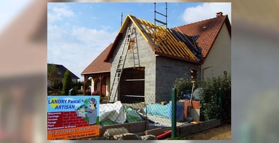 Maçonnerie - extension de maison