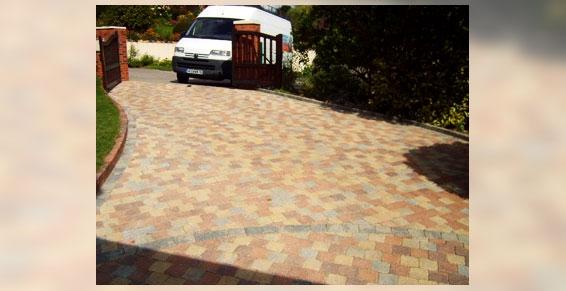 Pavage sortie garage