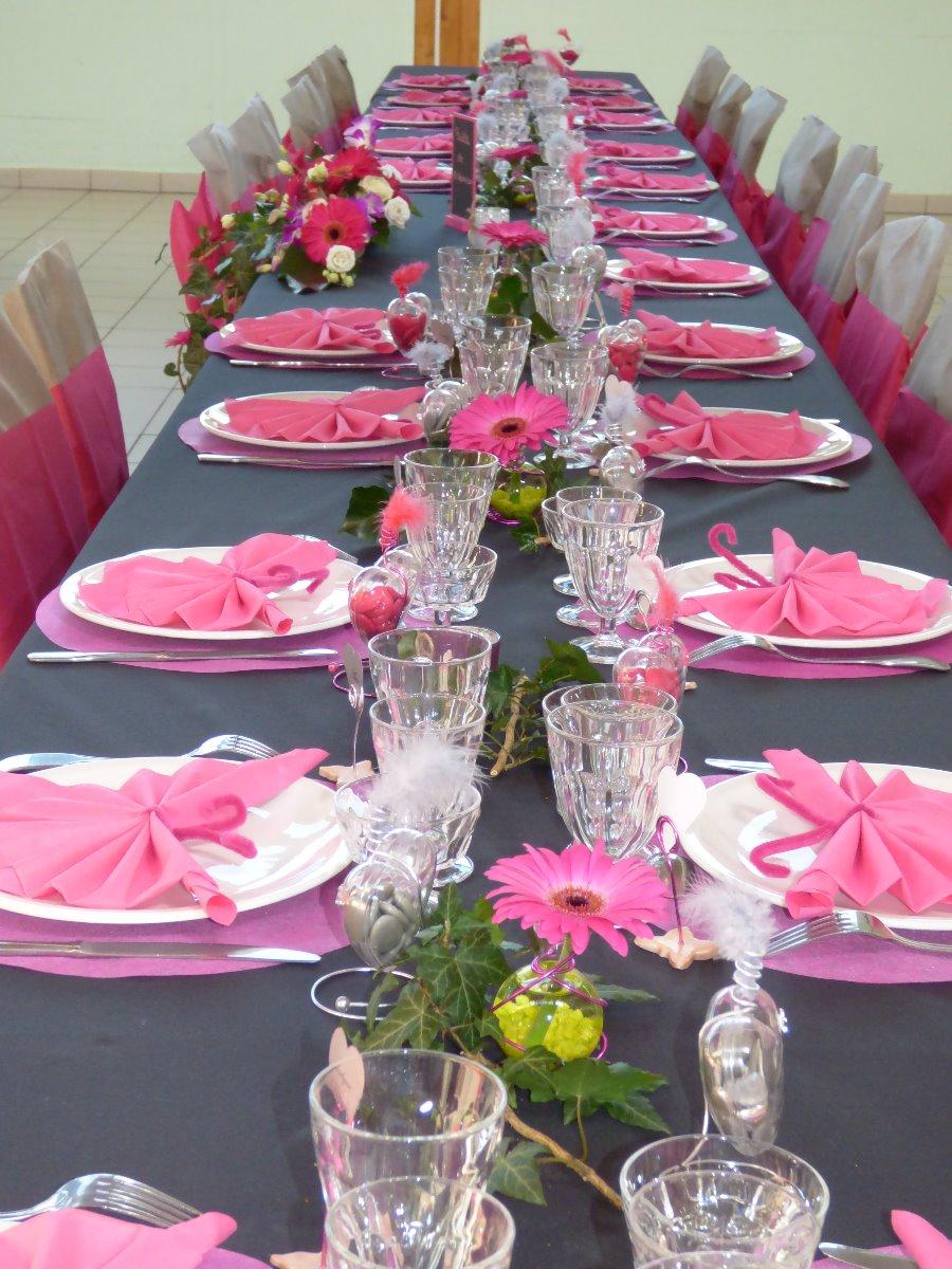 Décoration florale de salle de fête