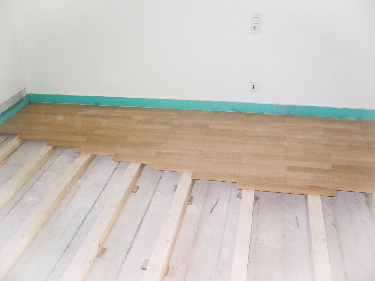 Pose de parquet