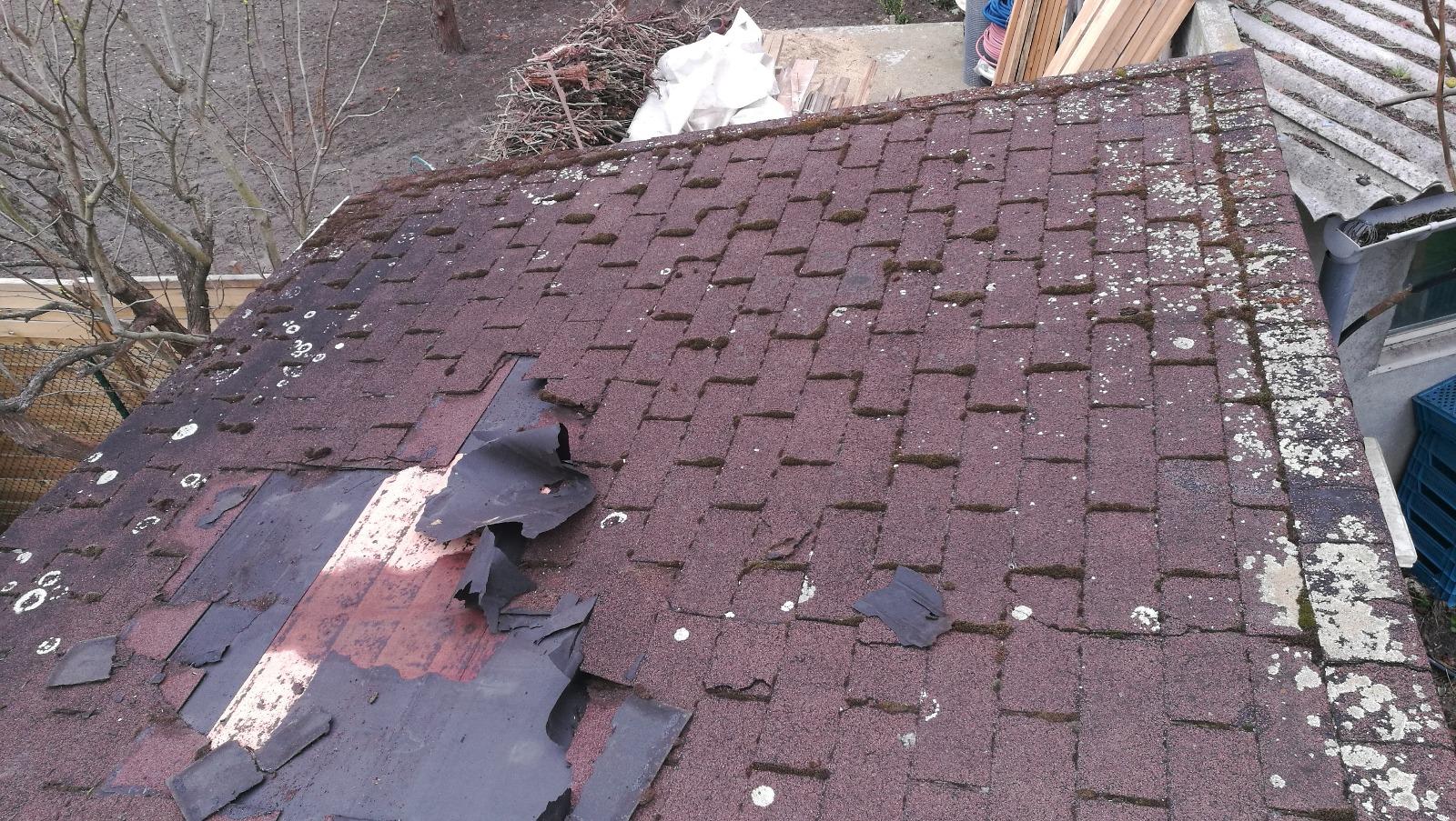 Couverture avant rénovation