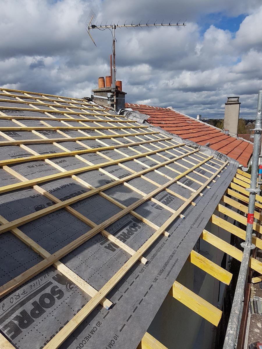 Couverture pendant rénovation