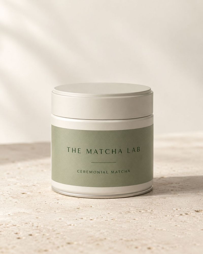 The Matcha Lab ceremonial matcha tin