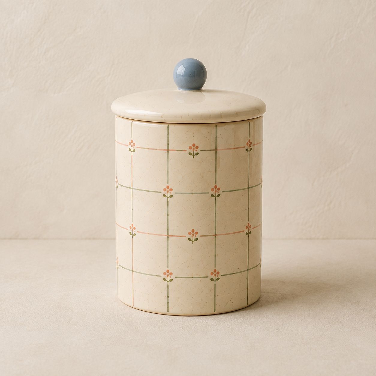 Lattice Canister — handmade canisters