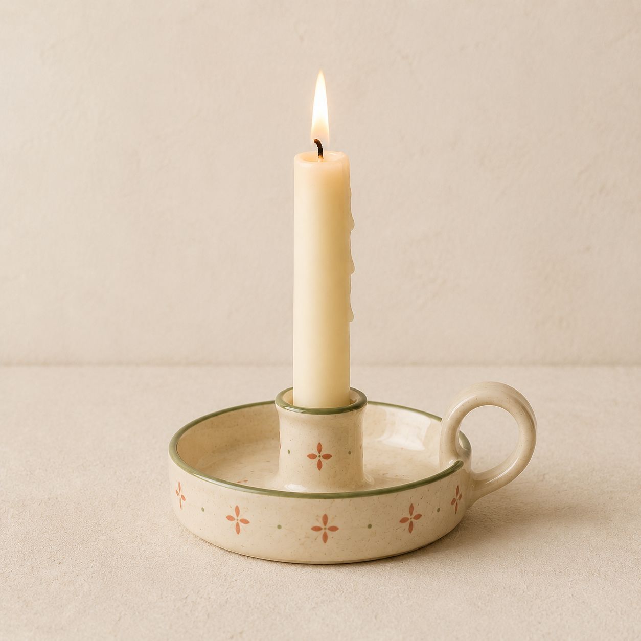 Sprig Chamberstick — handmade candle holders