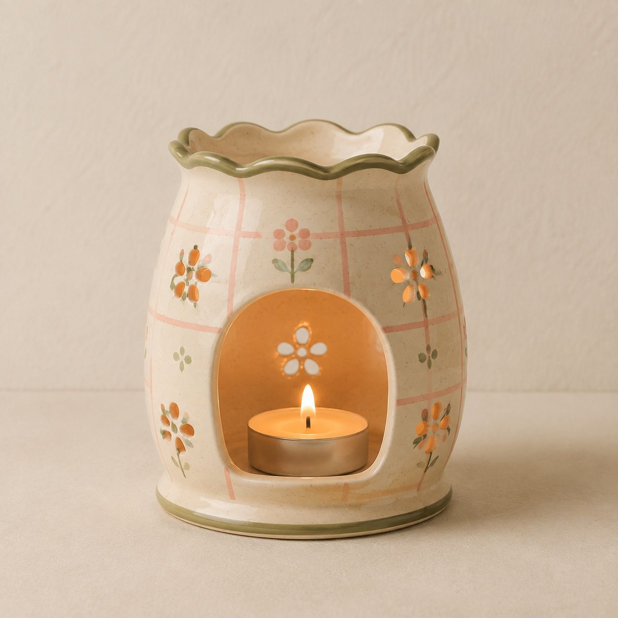 Garden Tealight Burner — handmade candle holders