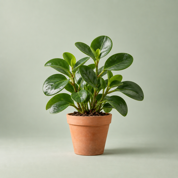 Baby rubber plant