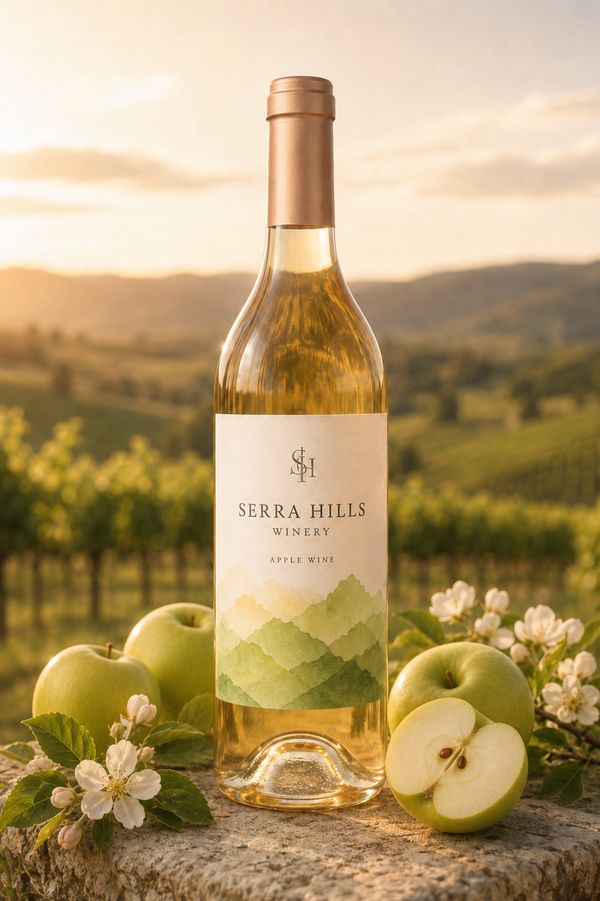 Bottle of Apple Wine, Green apple 2025