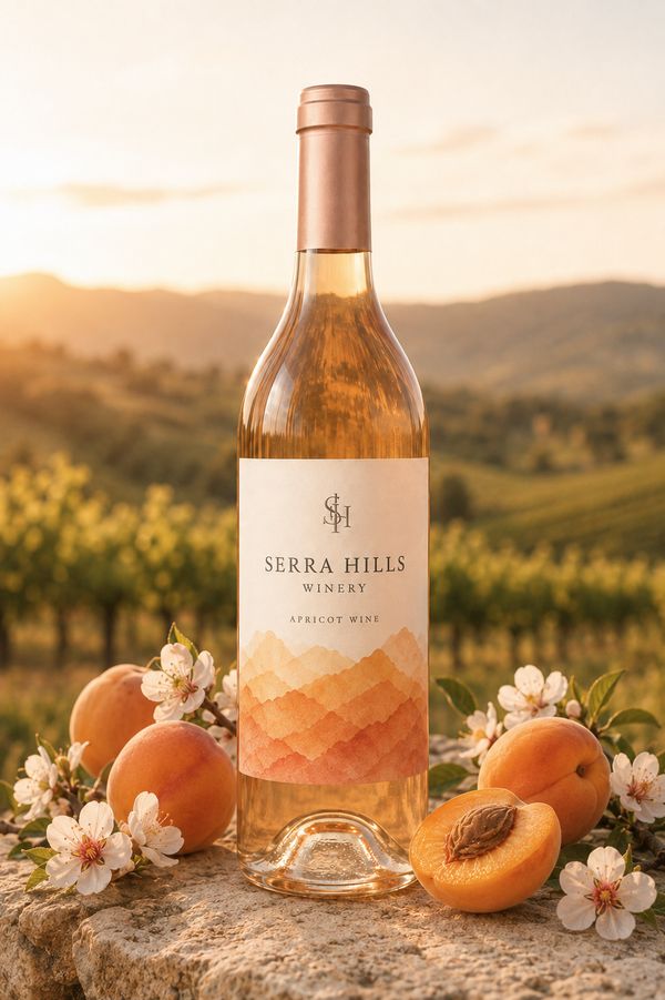 Bottle of Apricot Wine, Apricot 2025