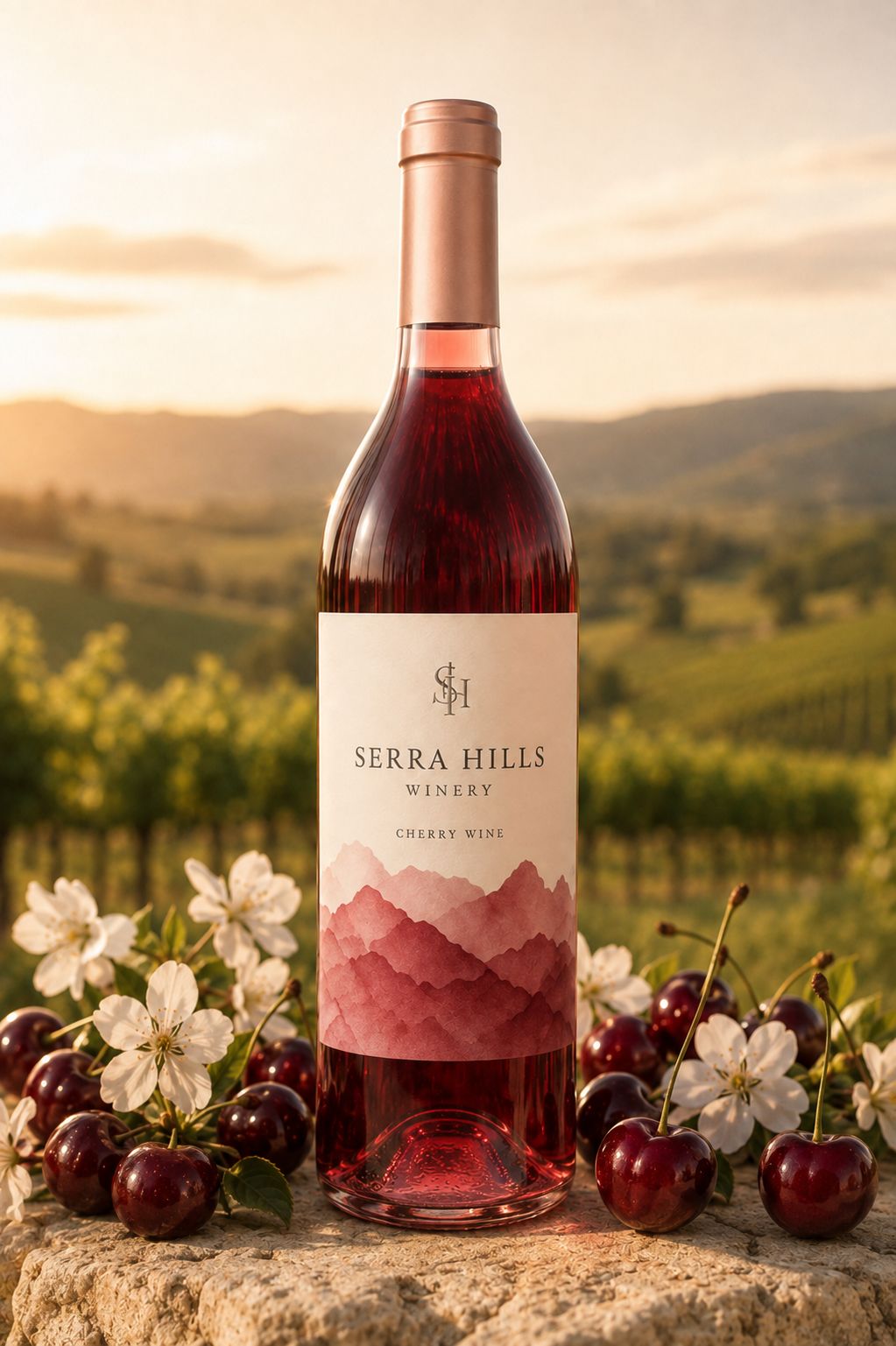 Bottle of Cherry Wine, Morello cherry 2025