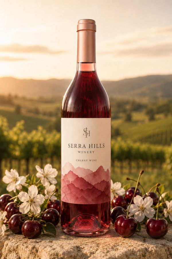 Bottle of Cherry Wine, Morello cherry 2025