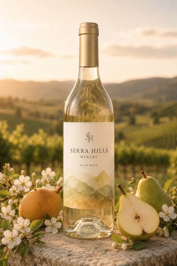 Bottle of Pear Wine, Bartlett pear 2025