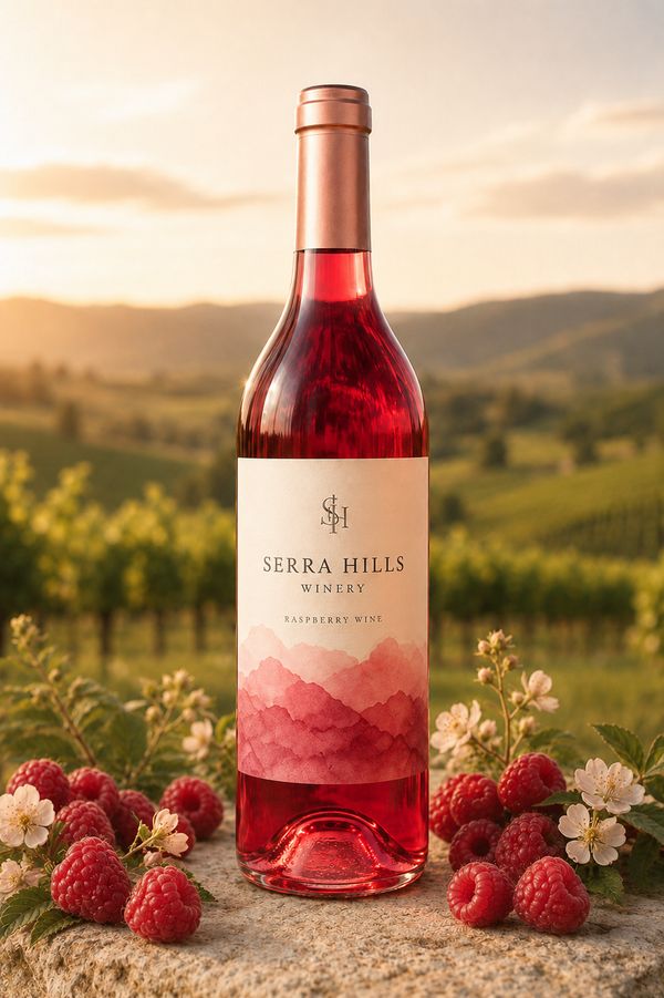 Bottle of Raspberry Wine, Raspberry 2025
